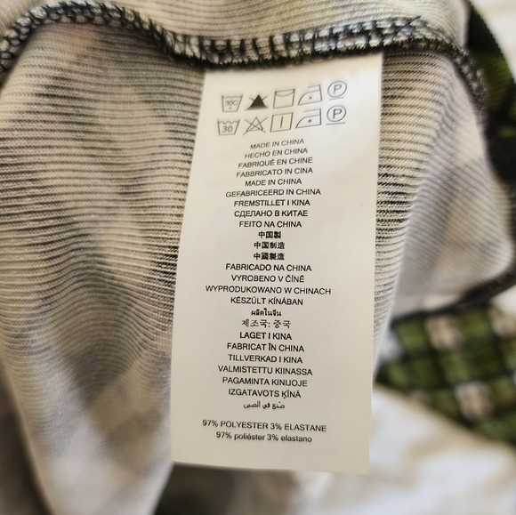 Michael Michael Kors Evergreen Plaid Long-Sleeve Holiday Dress size Medium - Picture 7 of 7